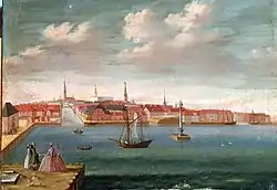 Painting by Rach and Eegberg, c. 1750