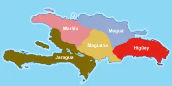 Image 2Chiefdoms of Hispaniola. Marién, Maguá, Maguana, Jaragua and Higüey (from History of the Dominican Republic)