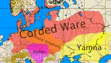 Image 5Corded Ware culture area included Latvia (from History of Latvia)