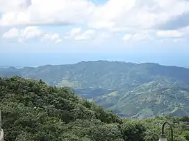 Cordillera Central from Mirador Villalba-Orocovis.