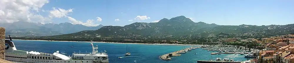 The port, panoramic view from the Citadel