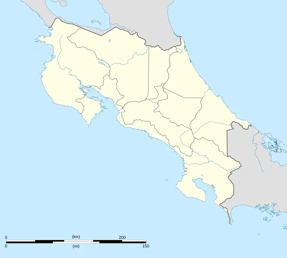 Esparza canton location in Costa Rica