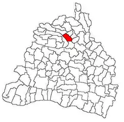 Location in Dolj County