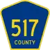 County Route 517 marker