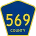 County Route 569 marker