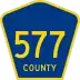 County Route 577 marker