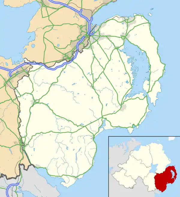 Leitrim is located in County Down