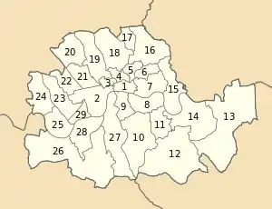 The Metropolitan Boroughs