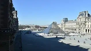 The pyramid and its three surrounding "pyramidions"