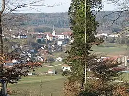 Courtedoux village