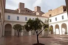 Image 18Small cloister of the charterhouse of Santa Maria degli Angeli e dei Martiri, built on the site of the Baths of Diocletian; part of the National Roman Museum of Rome