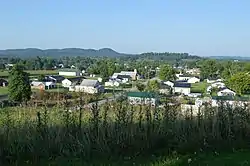 Overview from the city cemetery