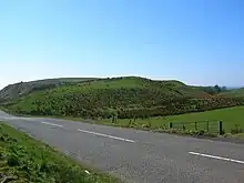 Boyd's Hill (foreground) and Craignaught Hill, looking south