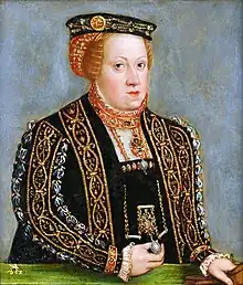 Portrait of Catherine of Austria, Queen of Poland