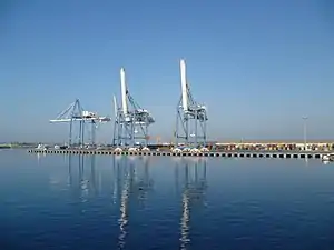 The port of Limassol, the busiest in Cyprus