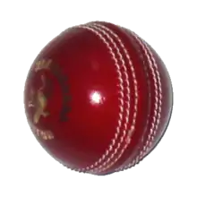 Image 9In men's cricket the ball must weigh between 5.5 and 5.75 ounces (155.9 and 163 g) and measure between 8.81 and 9 in (22.4 and 22.9 cm) in circumference. (from Laws of Cricket)