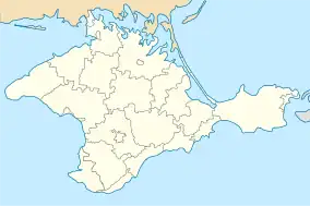 Hvardiiske is located in Crimea