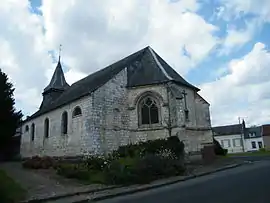 The church in Croixrault