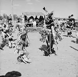 Image 11Dancers at Crow Fair in 1941 (from Montana)