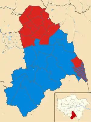 2010 results map