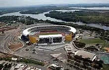 Football stadium Polideportivo Cachamay