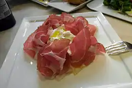 Culatello with burrata