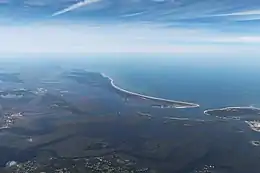 Aerial view of Cumberland Island