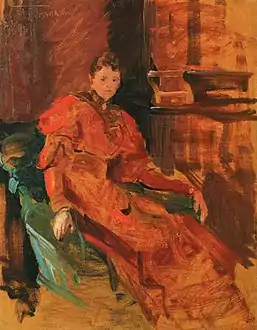 Lady in a Red Dress (1893)