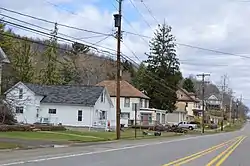 Along U.S. Route 219 in Custer City