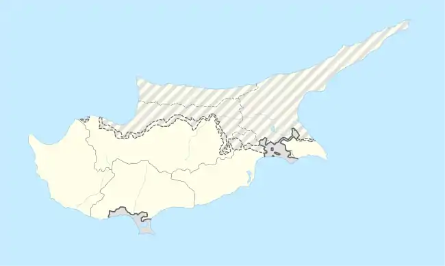 1988–89 Cypriot First Division is located in Cyprus