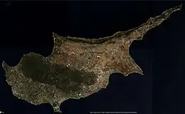 Image 38A Sentinel-2 image of Cyprus taken in 2022 (from Cyprus)