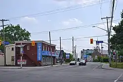 Historic centre of Cyrville at the intersection of Cyrville and Ogilvie Roads