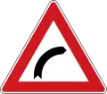 Curve to right