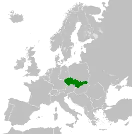 The Czechoslovak Socialist Republic in 1989