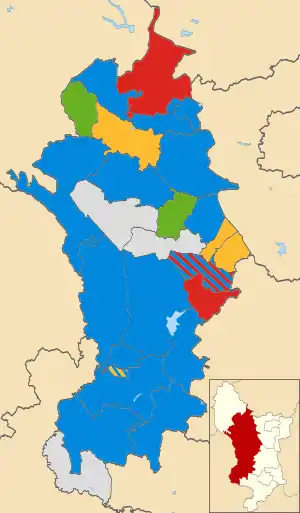 2019 results map