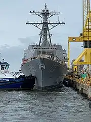 Jack H. Lucas just after being launched