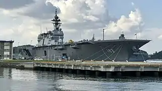 JS Izumo at Hemi Dock