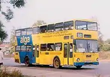 Image 47MAN SD200 on route T-4 in Saint-Petersburg in 2000s (from Double-decker bus)