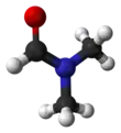 Ball and stick model of deuterated DMF