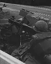 Image 6A Marine heavy machine gunner in Santo Domingo (from History of the Dominican Republic)