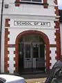 Falmouth School of Art - original building - Entrance.