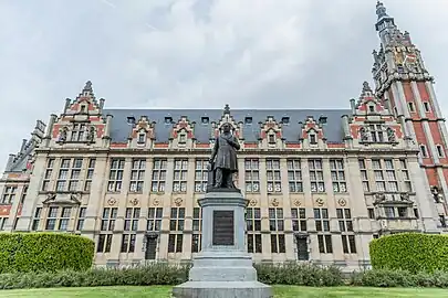 The main building on the Solbosch campus of the Université libre de Bruxelles