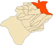 Location of Béni Ounif commune within Béchar Province