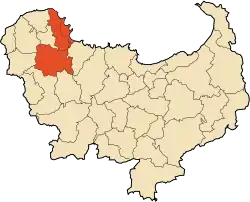 Map of Skikda Province highlighting Collo District