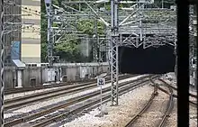 North portal of Daishimizu Tunnel