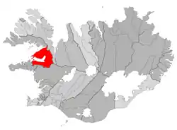 Location of the Municipality of Dalabyggð