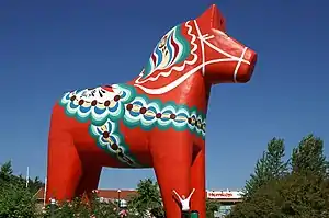 Image 9Dalecarlian horse in Avesta (from Culture of Sweden)