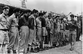 Yiftach Brigade 1st Battalion, "D" Company, roll-call, Dalia. 1948