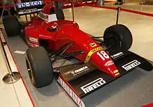 A Dallara F191 in display