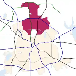 Location in Dallas